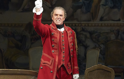 Anthony Michaels-Moore as Gérard in Giordano's <em>Andrea Chénier</em> at the Vienna Staatsoper, May 2014